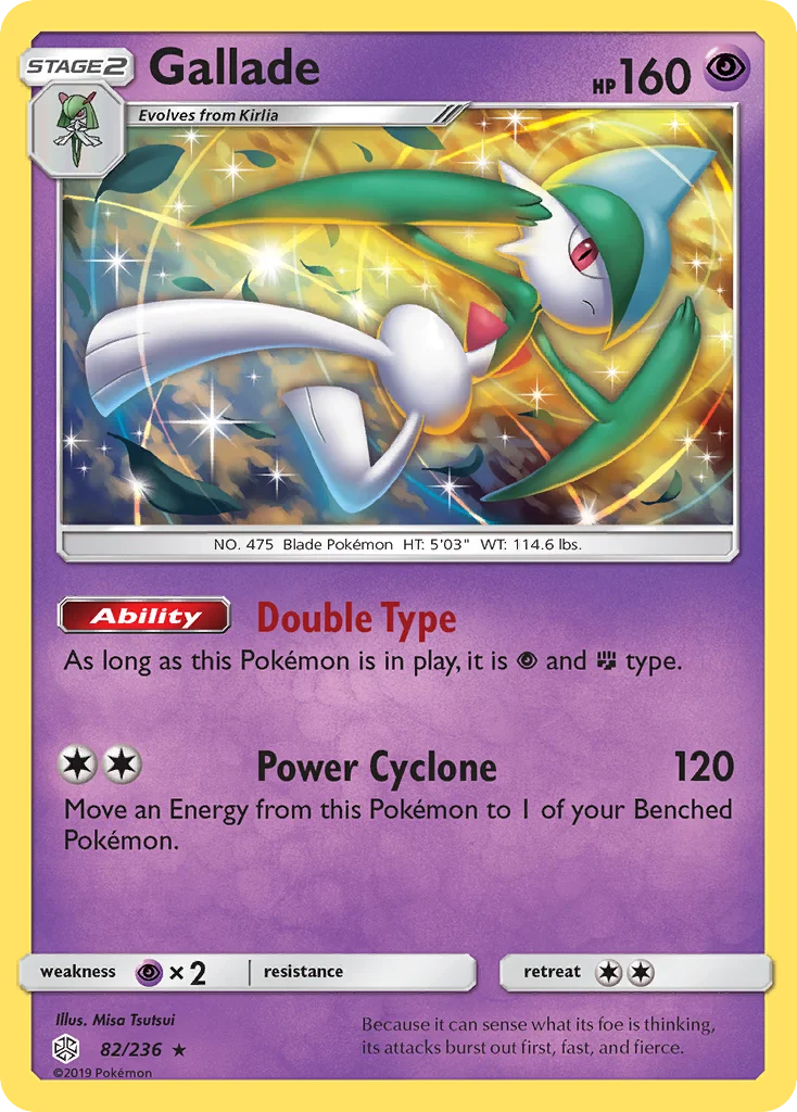 Gallade Pokemon card