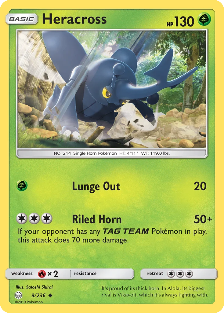 Heracross Pokemon card