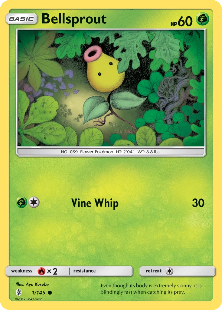 Bellsprout Pokemon card