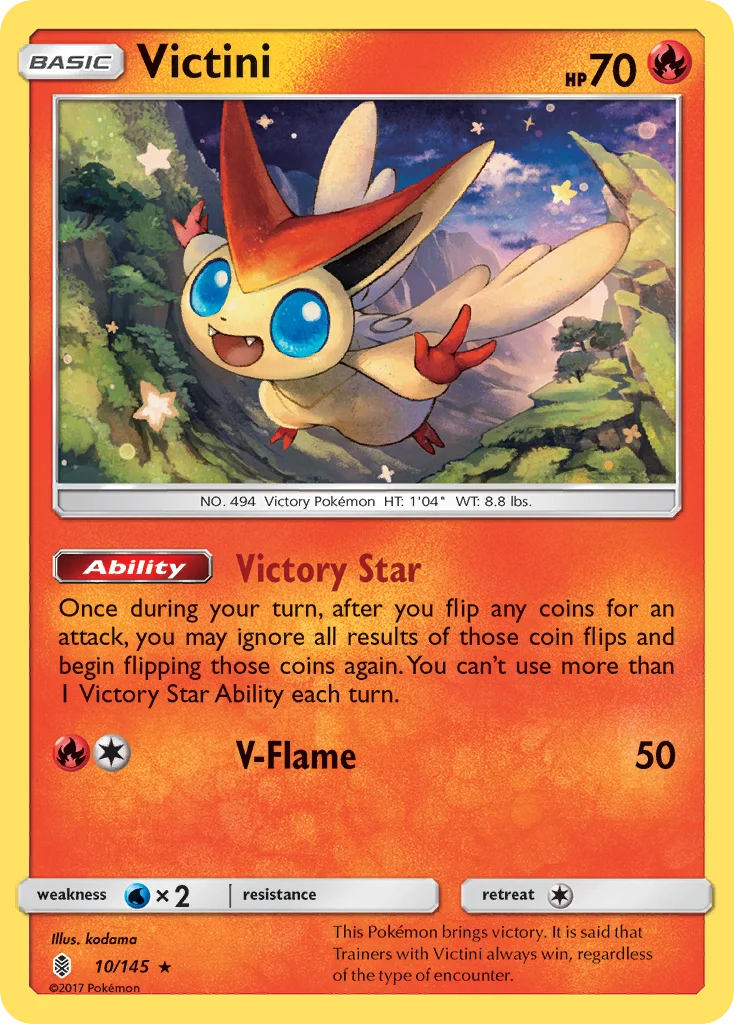Victini Pokemon card
