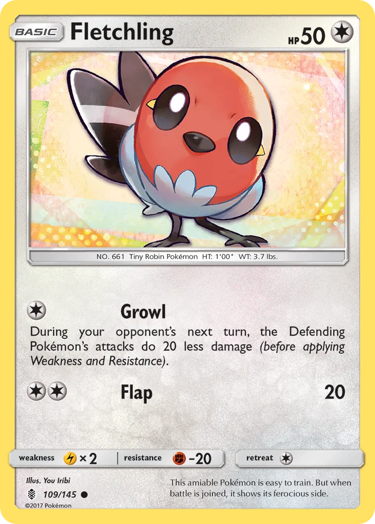 Fletchling Pokemon card