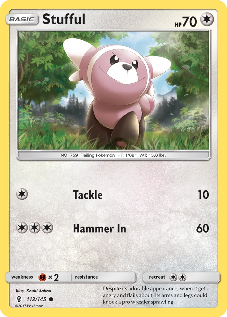 Stufful Pokemon card
