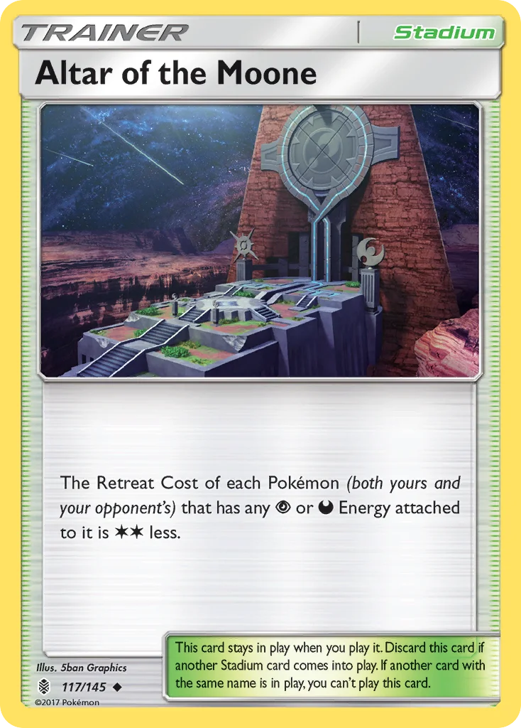 Altar of the Moone Pokemon card
