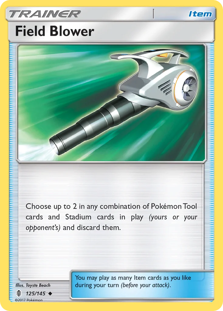 Field Blower Pokemon card