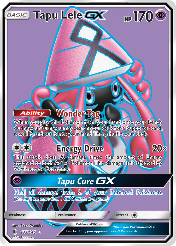 Tapu Lele-GX Pokemon card
