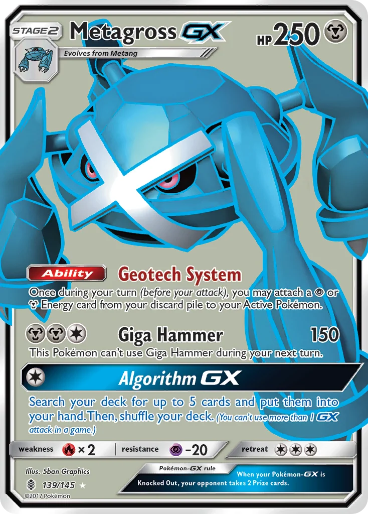 Metagross-GX Pokemon card