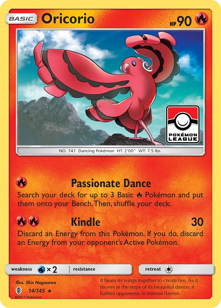 Oricorio Pokemon card