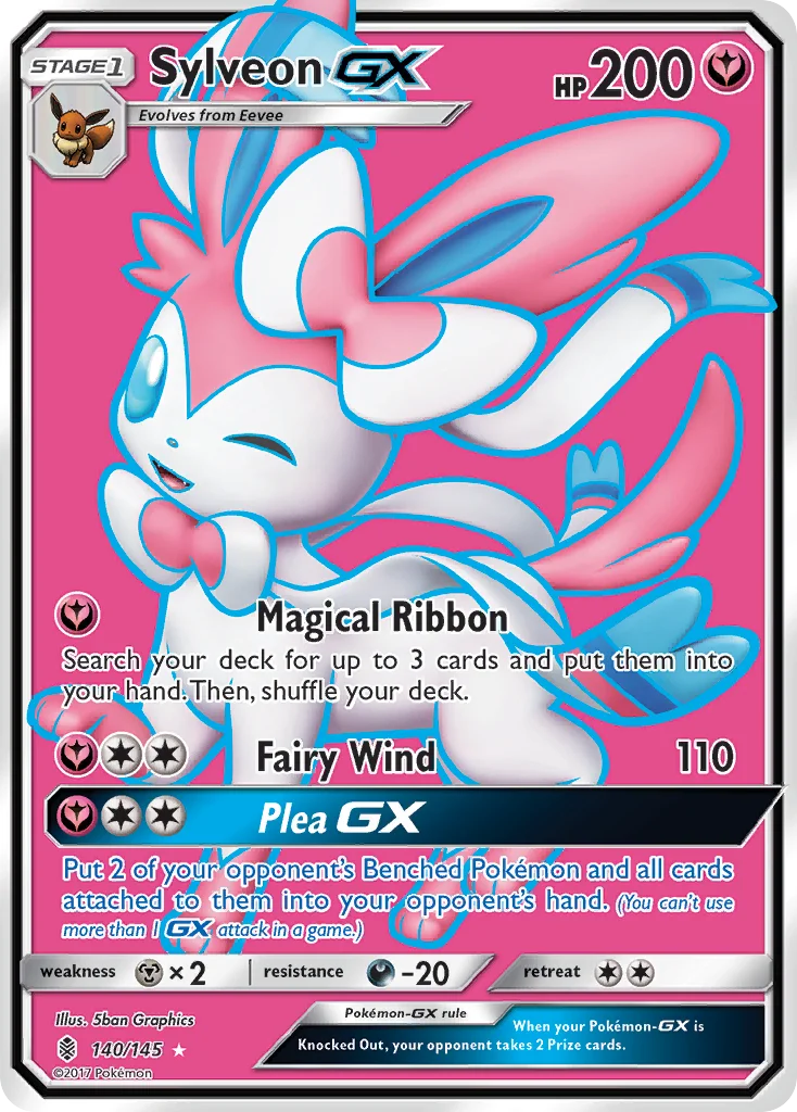 Sylveon-GX Pokemon card