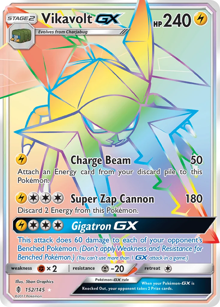 Vikavolt-GX Pokemon card