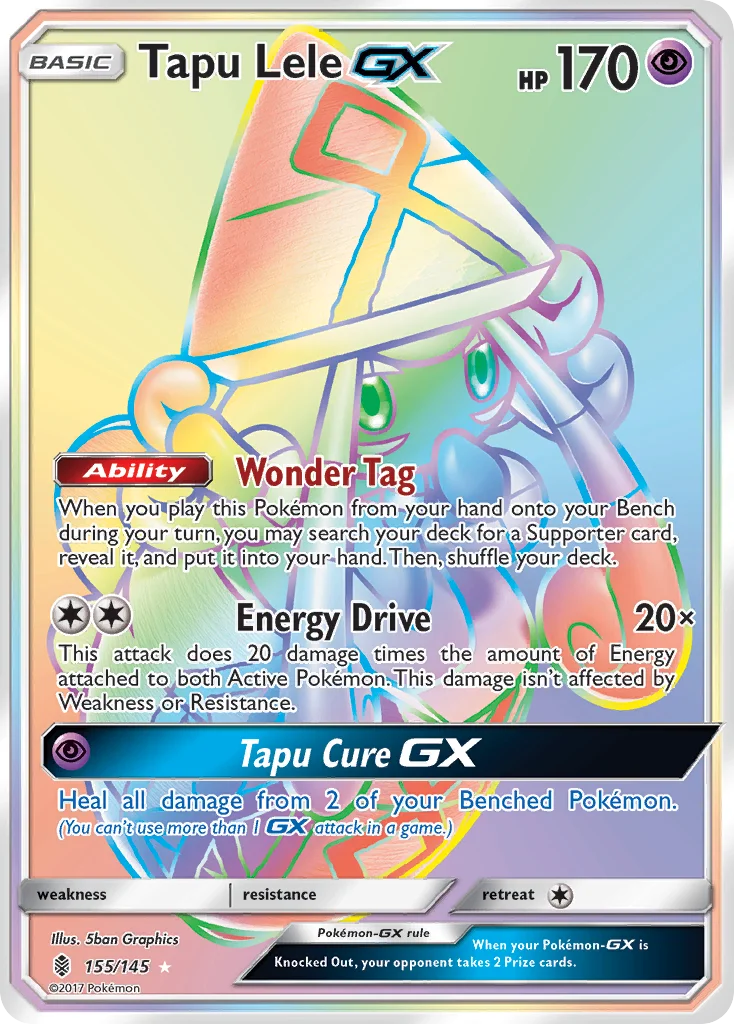 Tapu Lele-GX Pokemon card