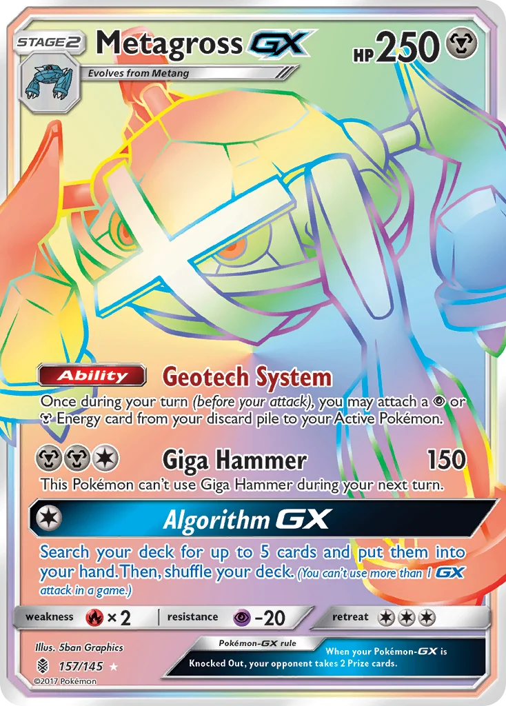 Metagross-GX Pokemon card