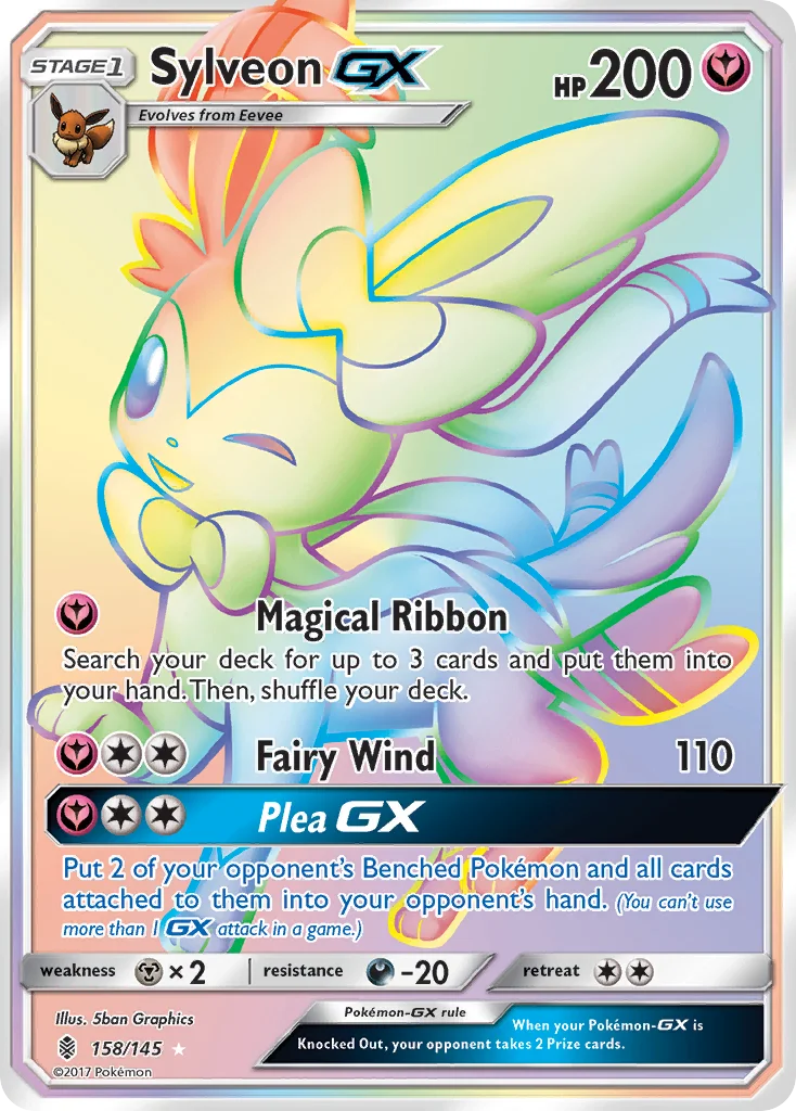 Sylveon-GX Pokemon card