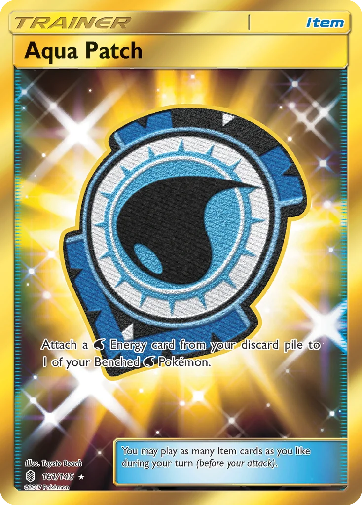 Aqua Patch Pokemon card