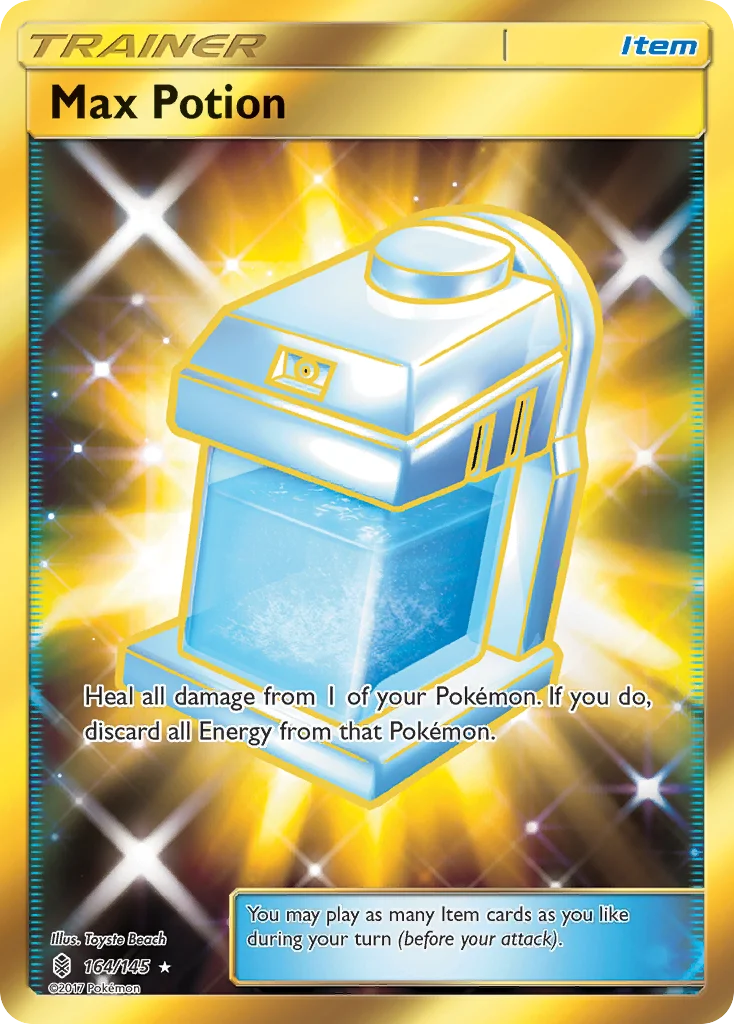 Max Potion Pokemon card