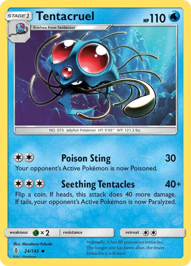 Tentacruel Pokemon card