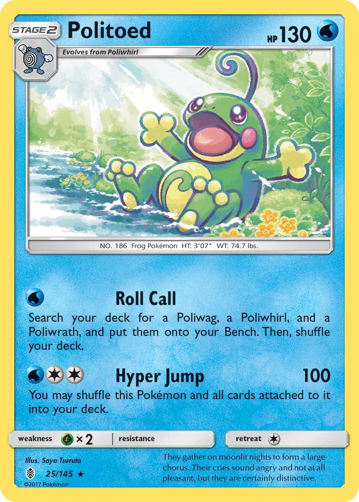 Politoed Pokemon card