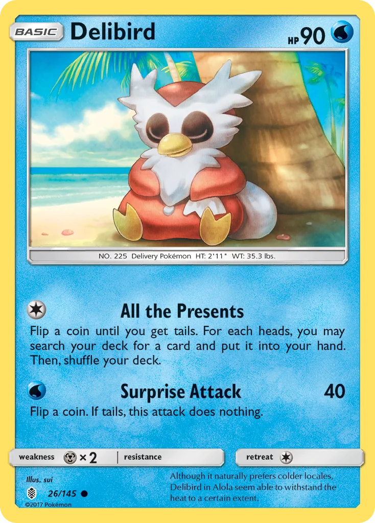 Delibird Pokemon card