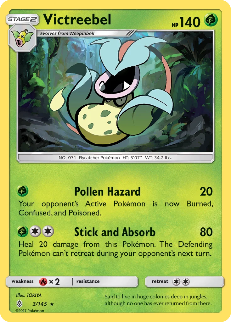 Victreebel Pokemon card