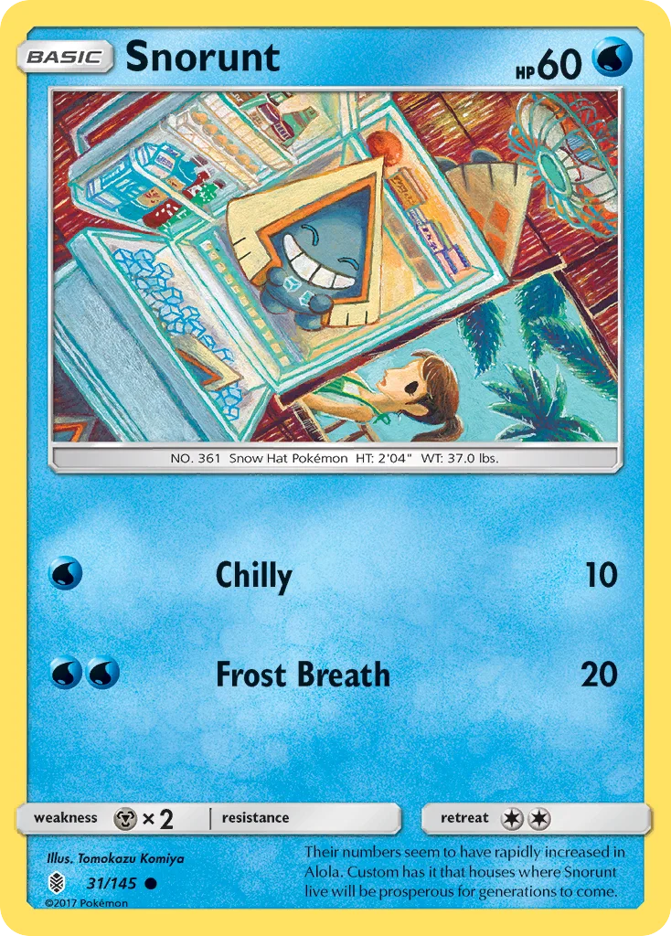 Snorunt Pokemon card