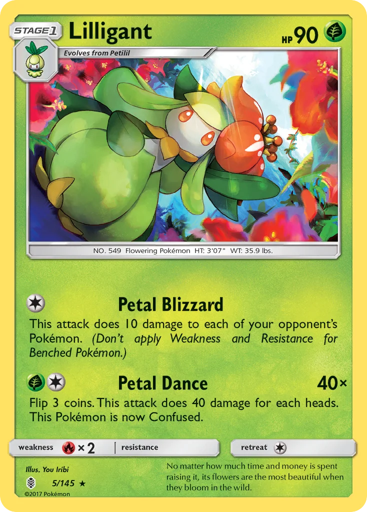 Lilligant Pokemon card