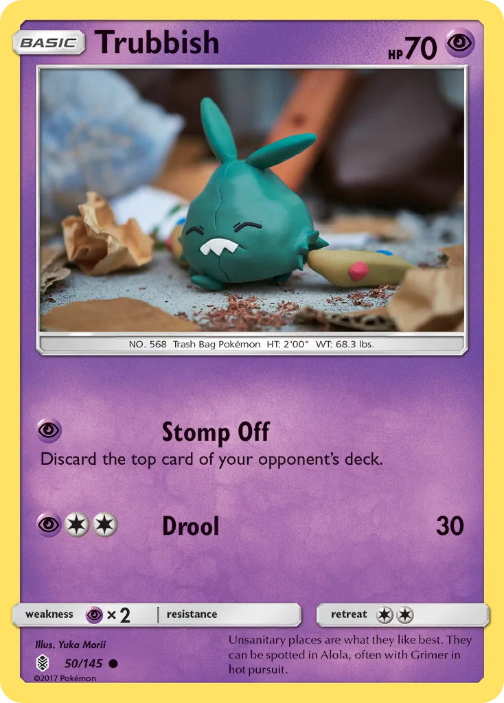 Trubbish Pokemon card
