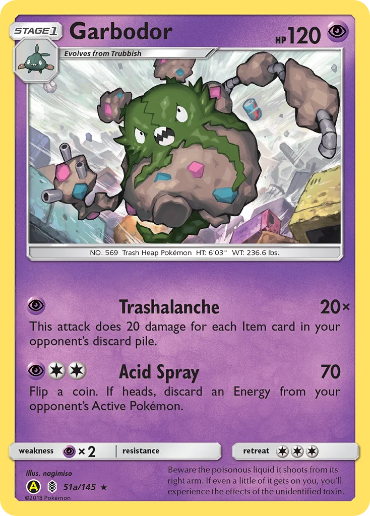 Garbodor Pokemon card
