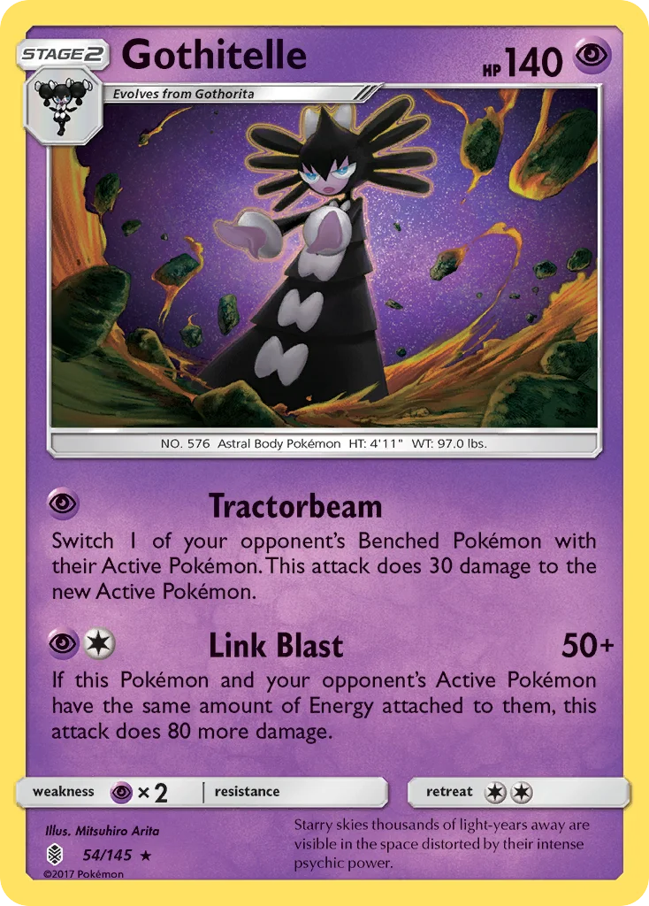 Gothitelle Pokemon card