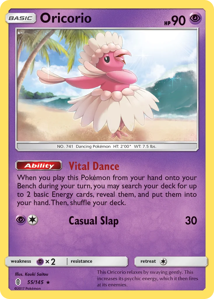 Oricorio Pokemon card