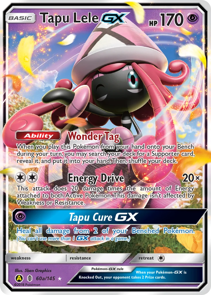 Tapu Lele-GX Pokemon card