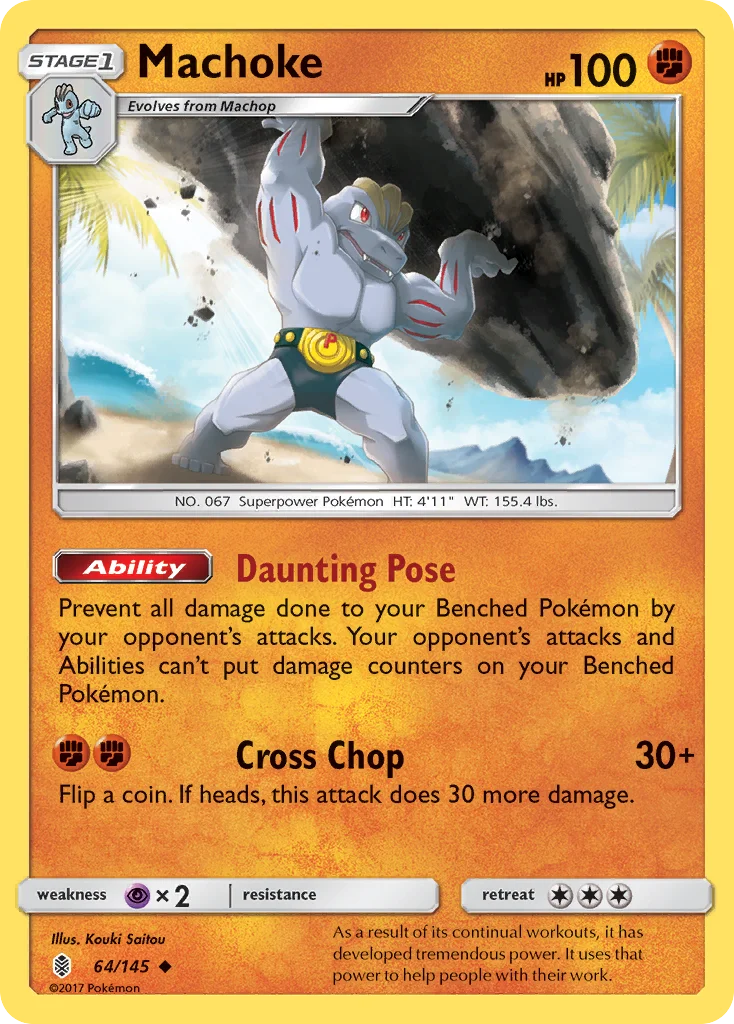 Machoke Pokemon card