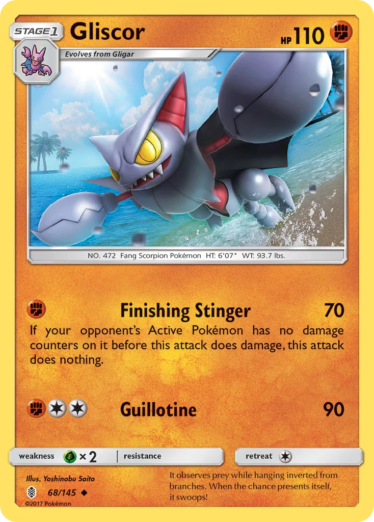 Gliscor Pokemon card