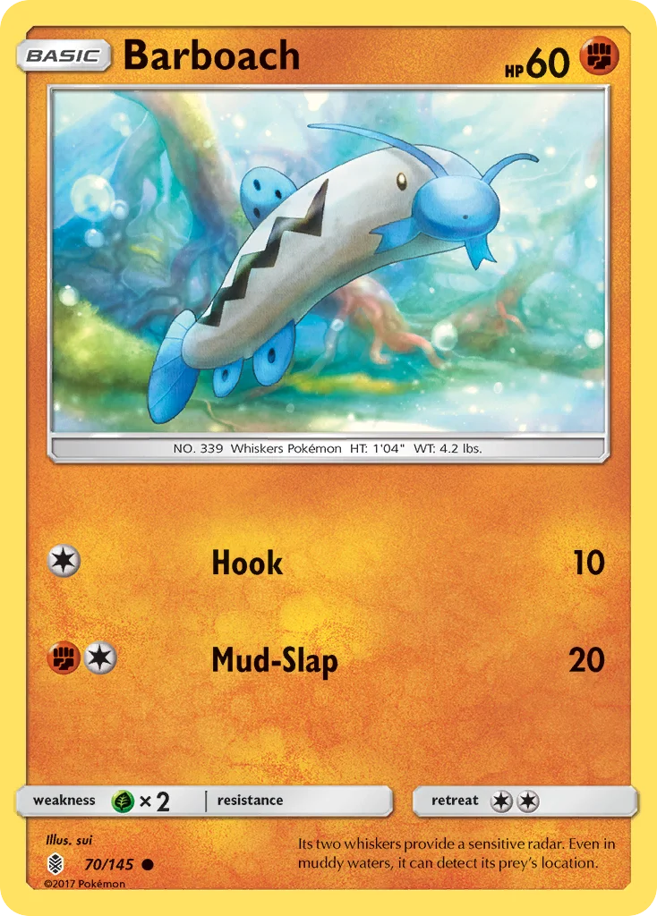 Barboach Pokemon card