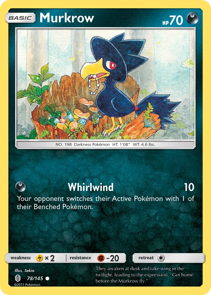 Murkrow Pokemon card