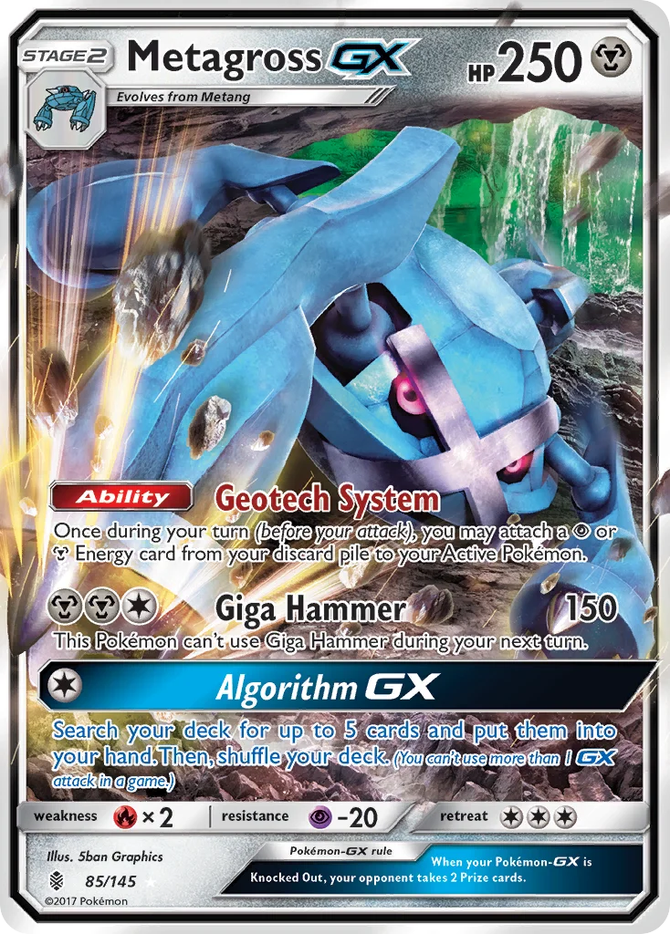 Metagross-GX Pokemon card
