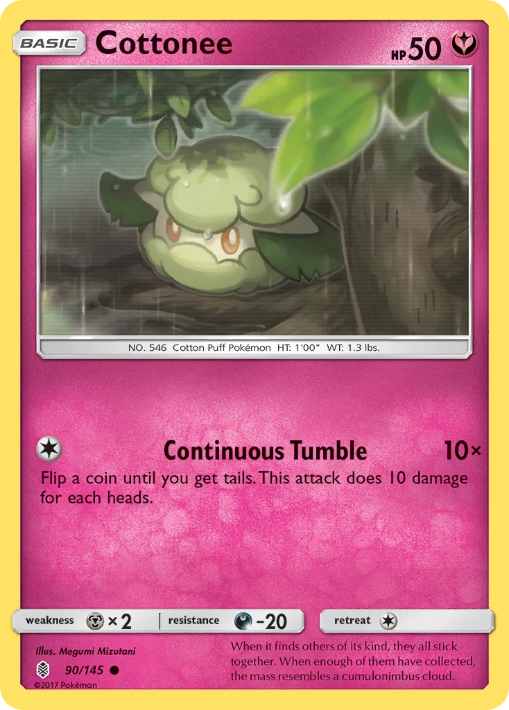 Cottonee Pokemon card