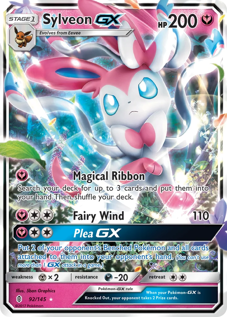 Sylveon-GX Pokemon card
