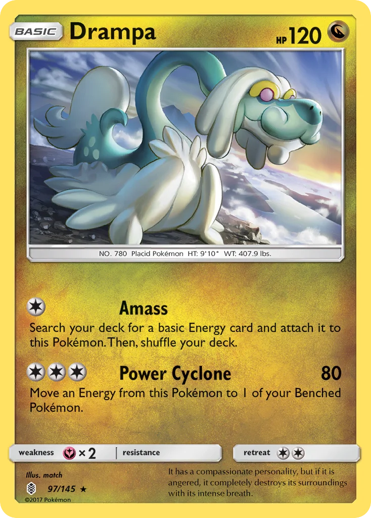 Drampa Pokemon card