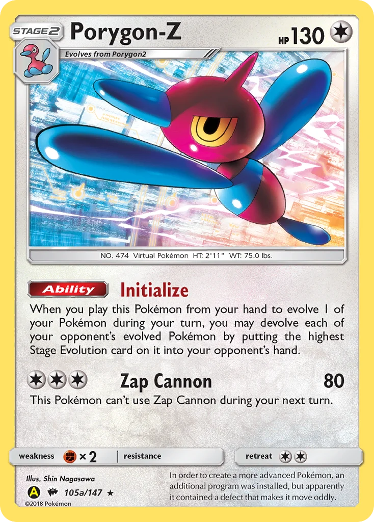 Porygon-Z Pokemon card