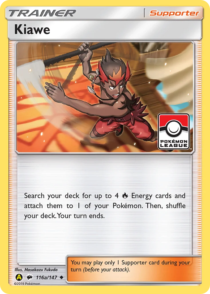 Kiawe Pokemon card