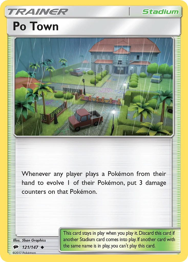 Po Town Pokemon card