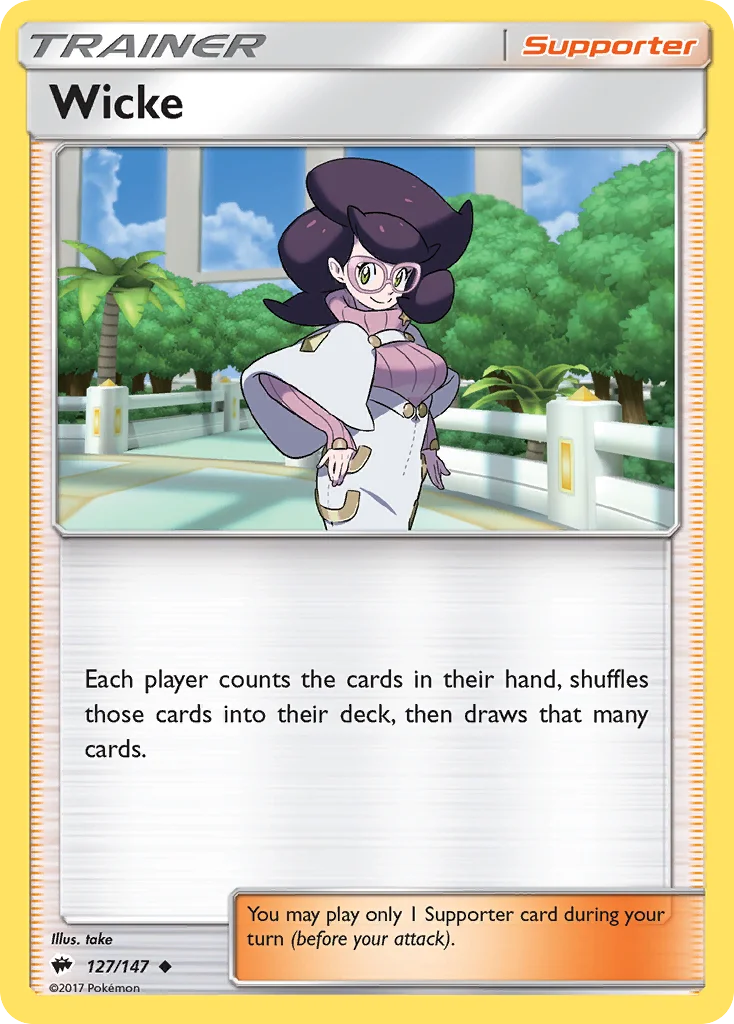 Wicke Pokemon card