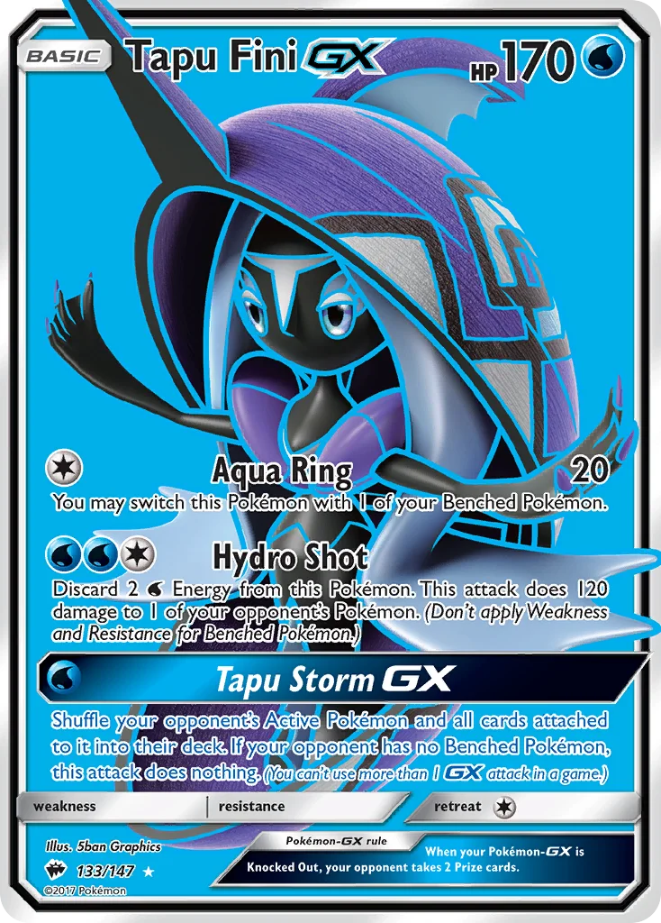 Tapu Fini-GX Pokemon card