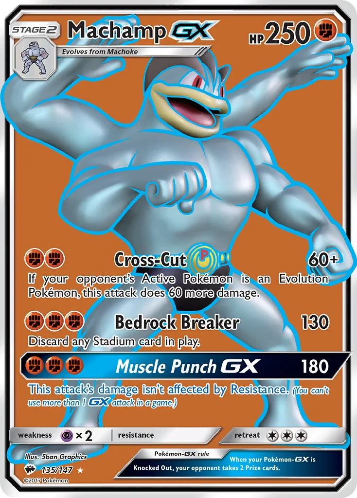 Machamp-GX Pokemon card