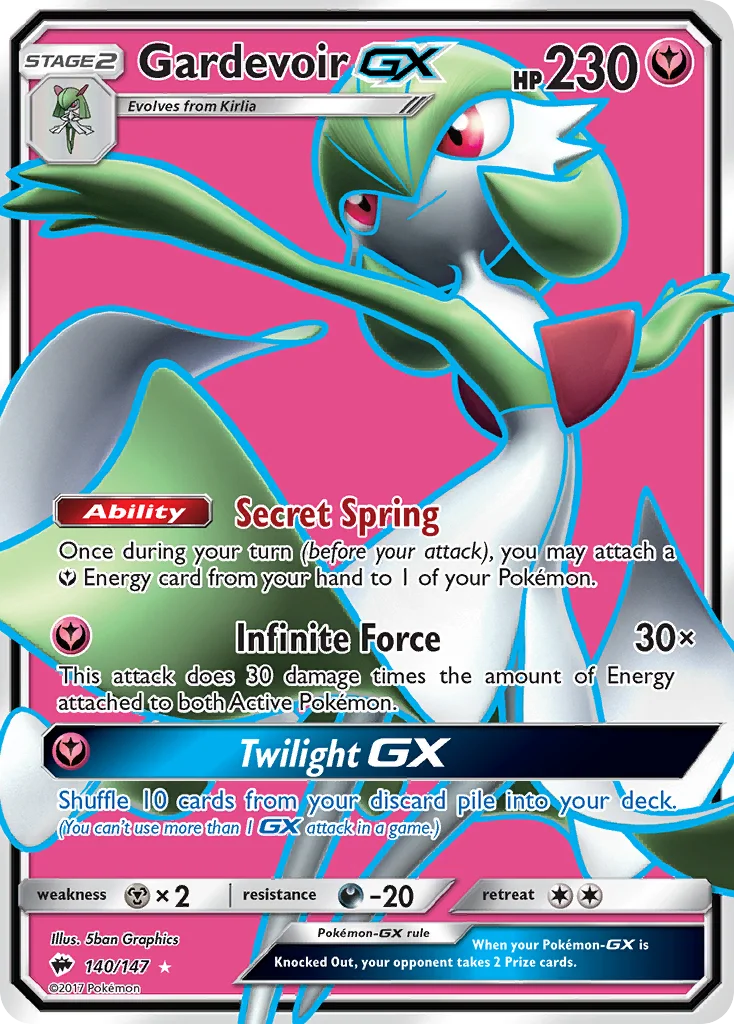 Gardevoir-GX Pokemon card