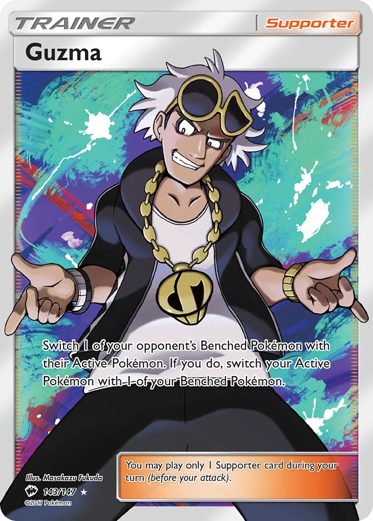 Guzma Pokemon card