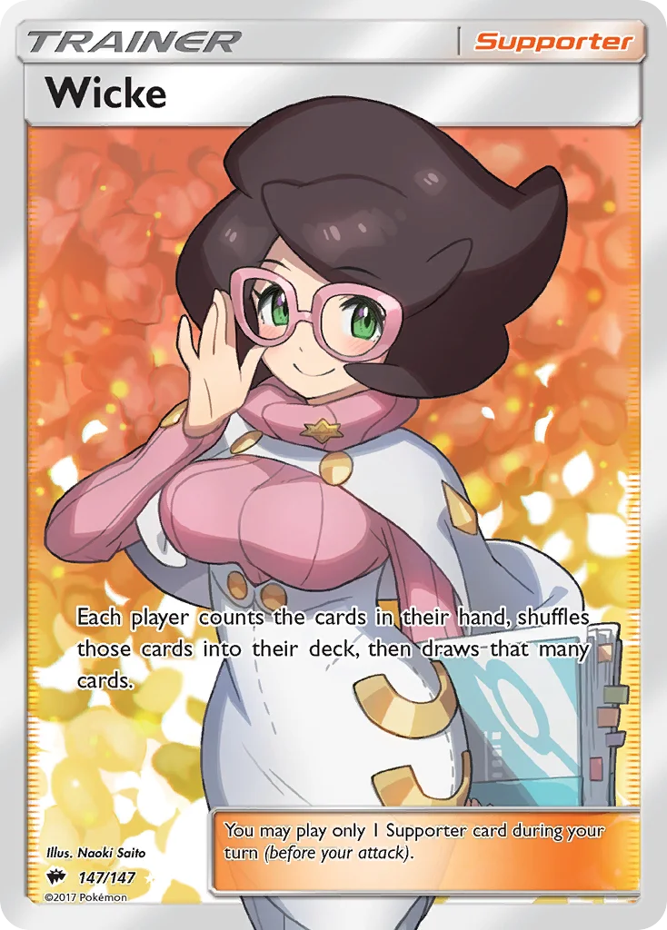 Wicke Pokemon card