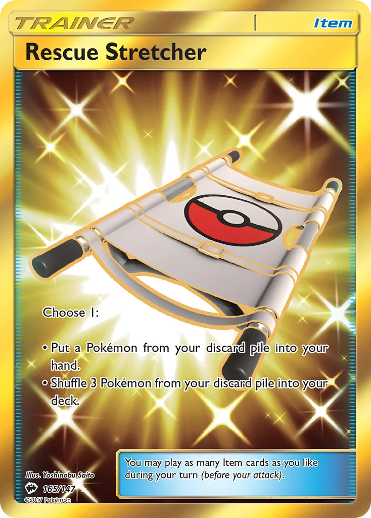 Rescue Stretcher Pokemon card