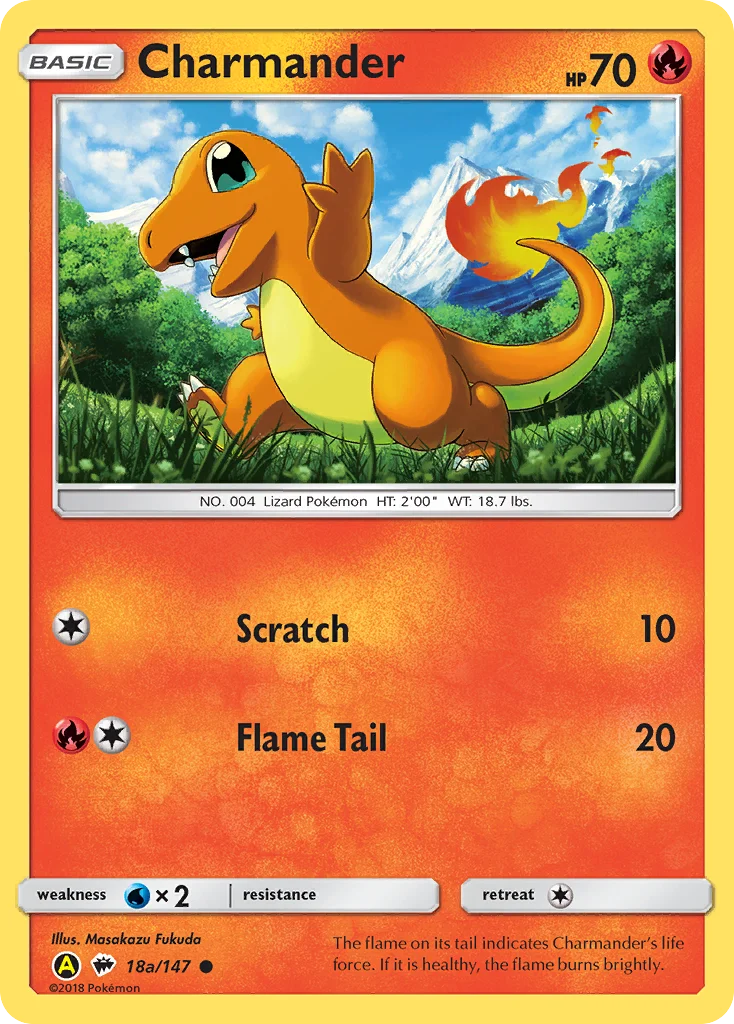 Charmander Pokemon card