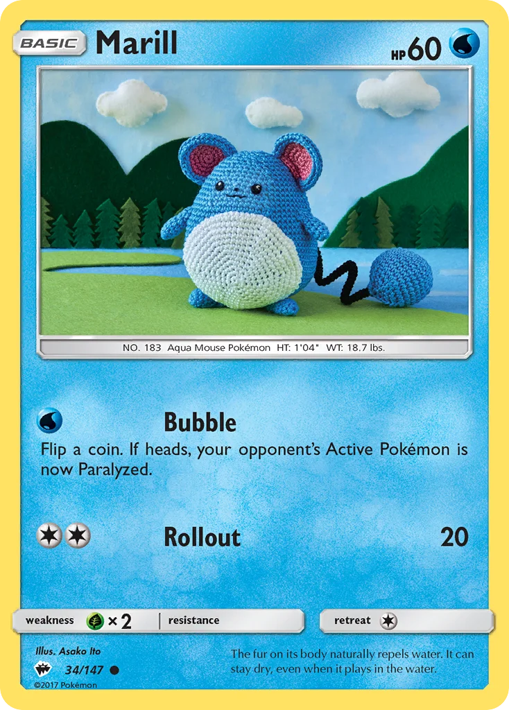 Marill Pokemon card