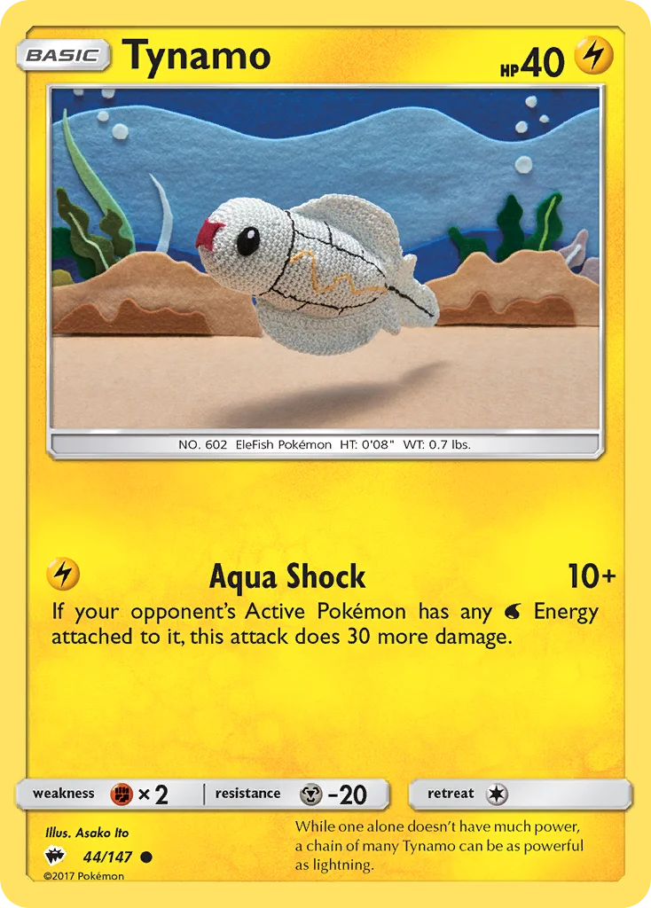 Tynamo Pokemon card